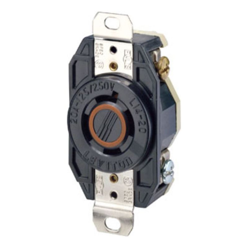 LEVITON - Tomacorriente Incrustar Leviton 20 A, 125/250 V, 3 P + T