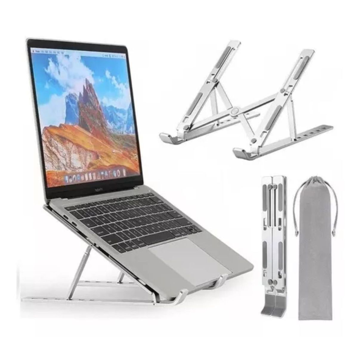 GENERICO - Base Soporte Portátil Laptop Plegable Stand