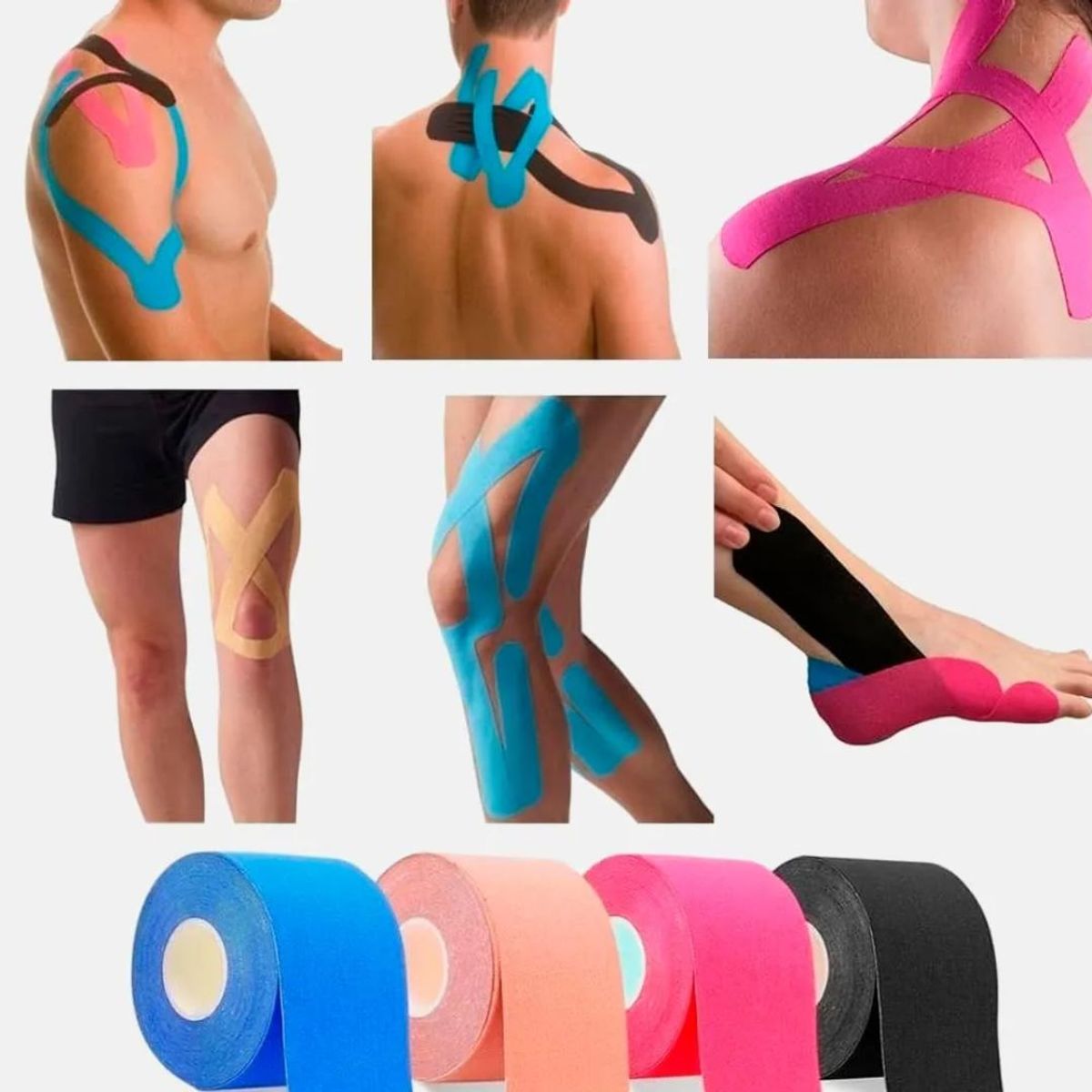 GENERICO - Rollo De Cinta Kinesiologica Neuromuscular Kinesiotape