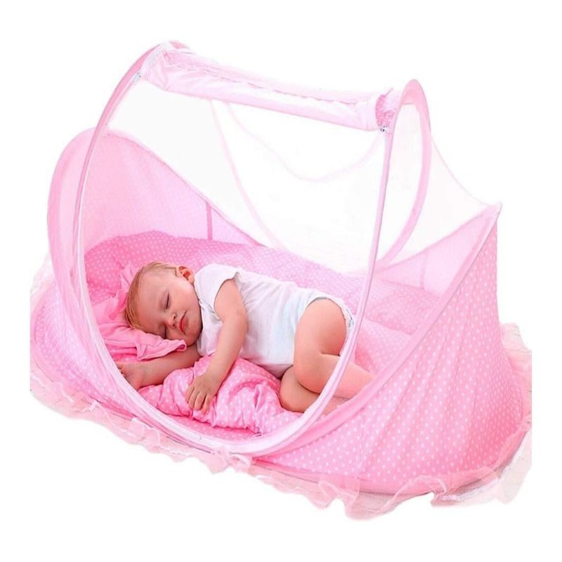 GENERICO - Toldillo Cuna Portátil Para Bebes+doble Alcolcho Y Almohada