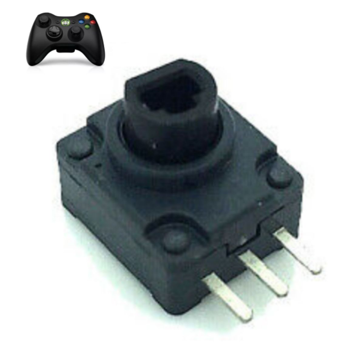 GENERICO - x2 Botón Pulsador Gatillo LT RT para Control Xbox 360  One.