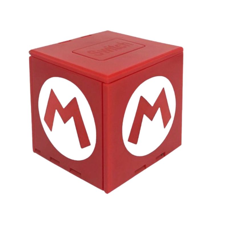 GENERICO - Estuche Porta Juegos Cubo 16 Espacios Nintendo Switch