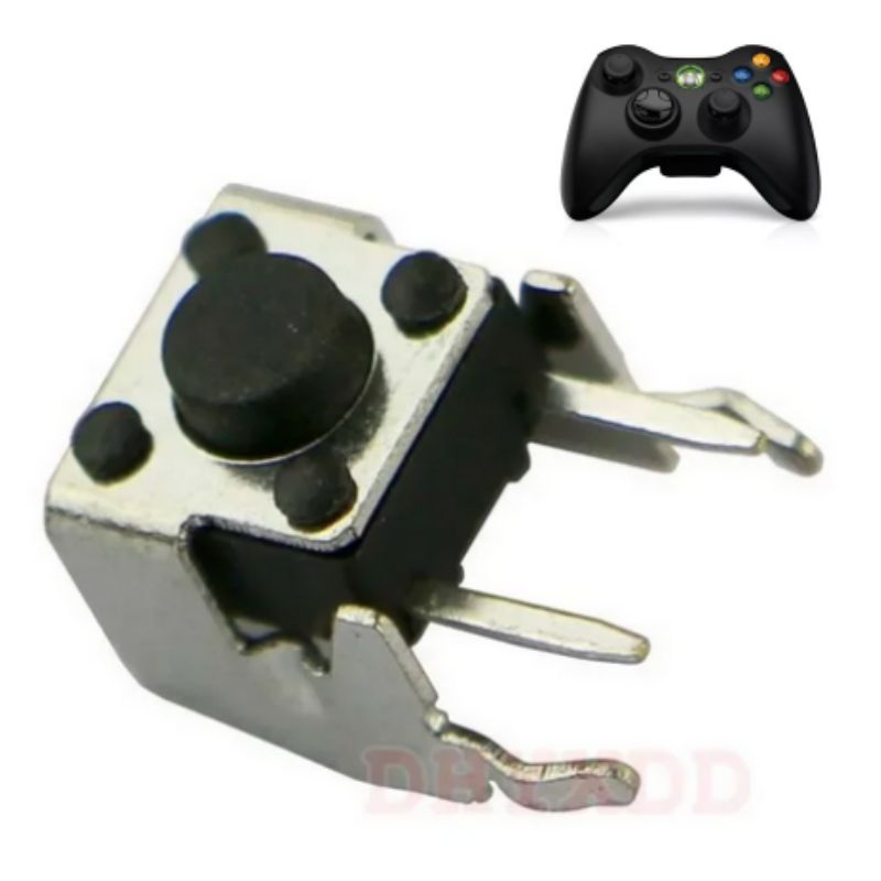 GENERICO - x2 Botón Pulsador Gatillo LB RB para Control Xbox 360 One.
