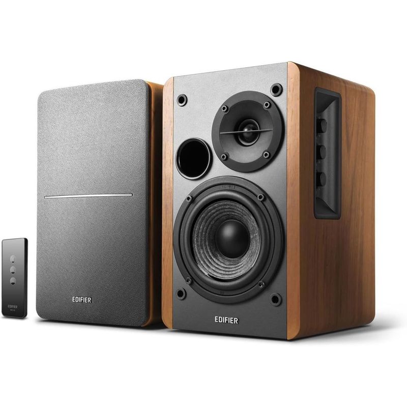 GENERICO - Altavoces Monitores activos Edifier R1280T 2.0 estudio madera 42 W RMS