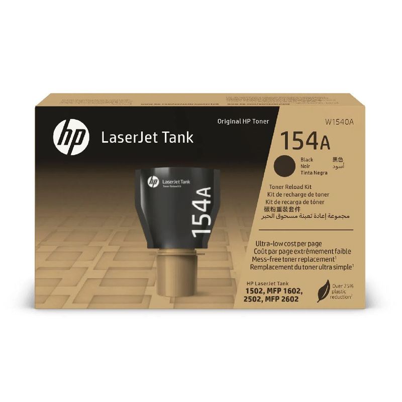 HP - Kit de recarga de toner HP 154A Negro Laserjet Original W1540A