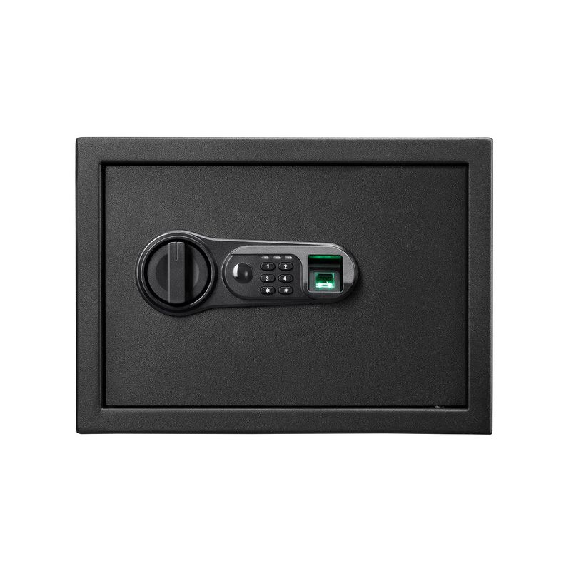 GENERICO - Caja Fuerte Biométrica De Seguridad - Apertura Huella Digital - Código Numérico