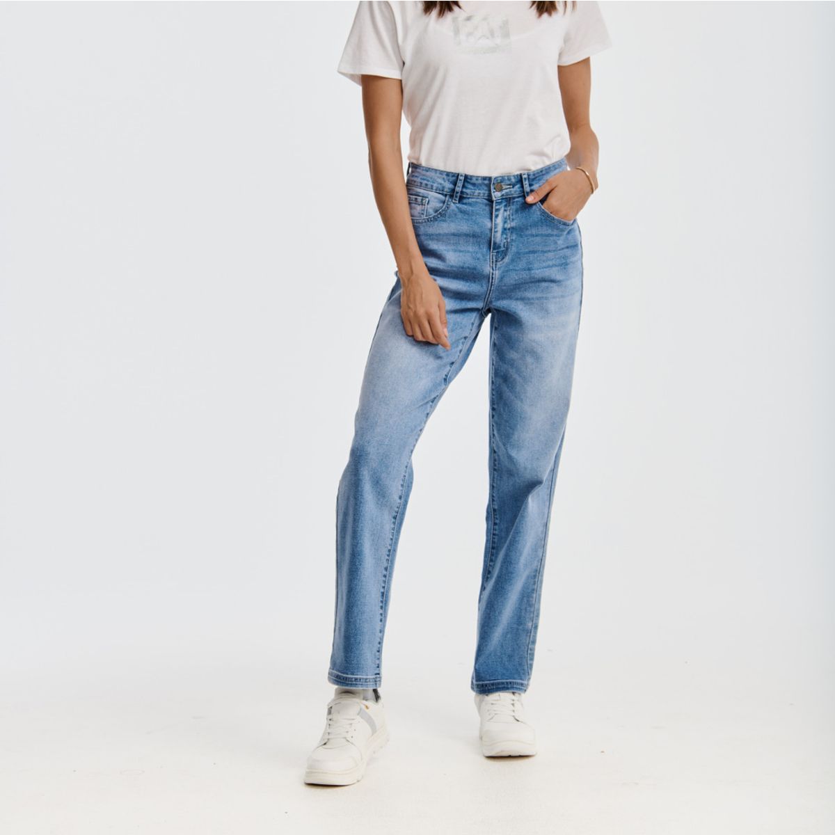 CAT - Pantalon MUJER TRIBLEND STRETCH DEN 4070046-JHA CAT.
