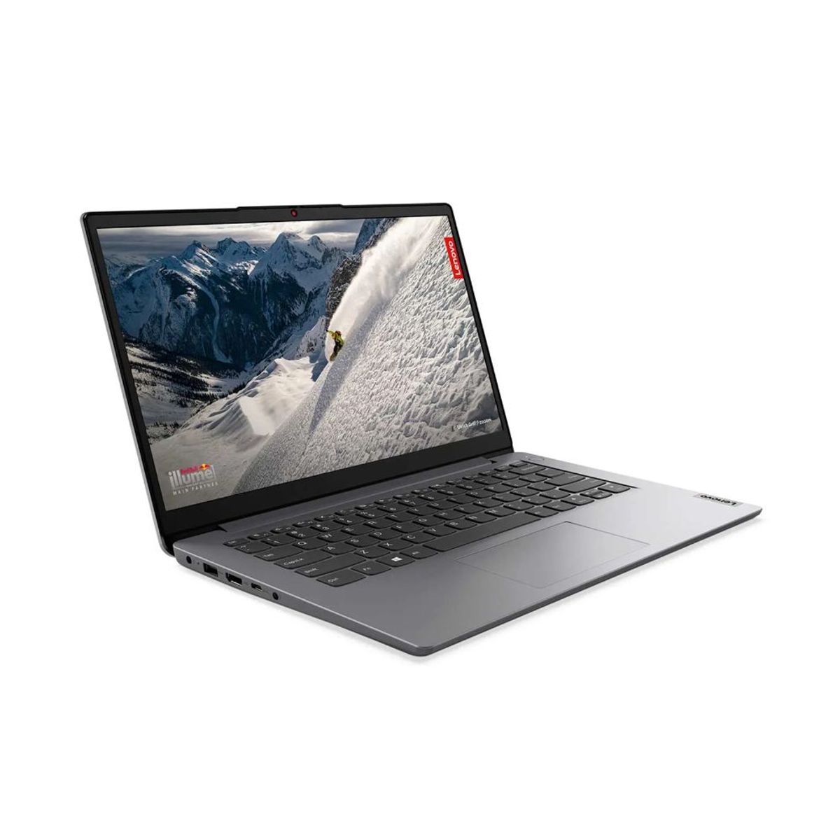 Lenovo - Portatil Lenovo IdeaPad 1 Intel Core i3 RAM  8GB SSD 256GB 14 pulgadas HD Linux Color Gris