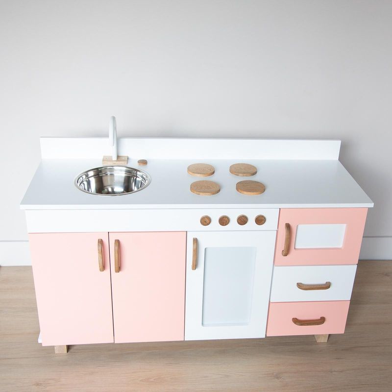 SUPI KIDS FURNITURE - SUPI KITCHEN L  COCINITA GRANDE COLOR MELON