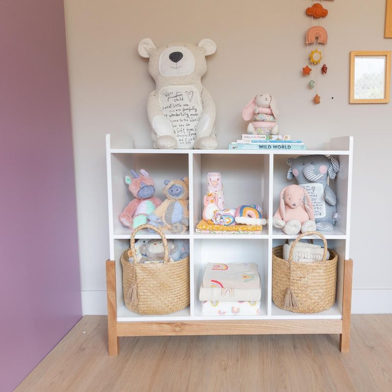 SUPI KIDS FURNITURE - ORGANIZADOR TOY TIDY MEDIUM COLOR BLANCO