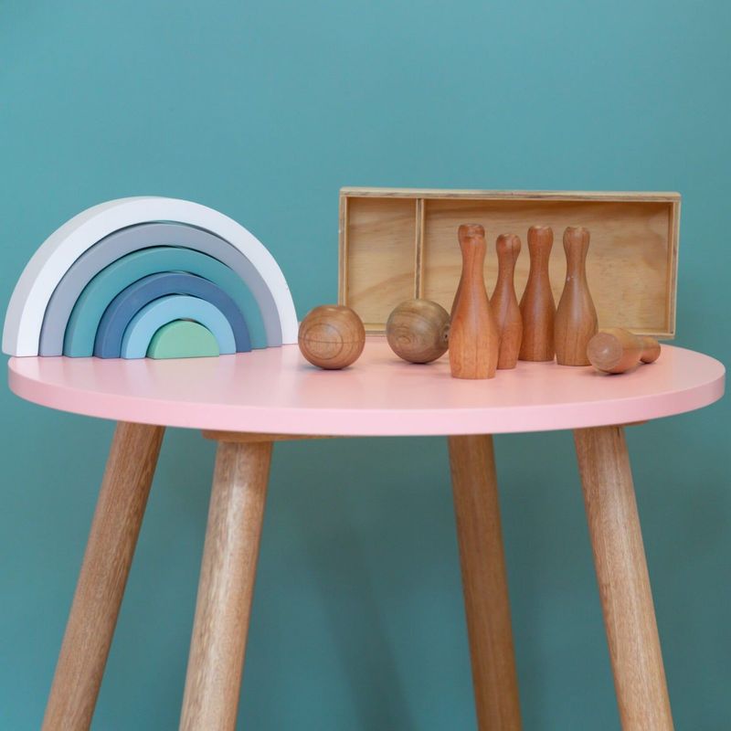 SUPI KIDS FURNITURE - SUPI BOWLING KIT  KIT DE BOLOS COLOR MADERA