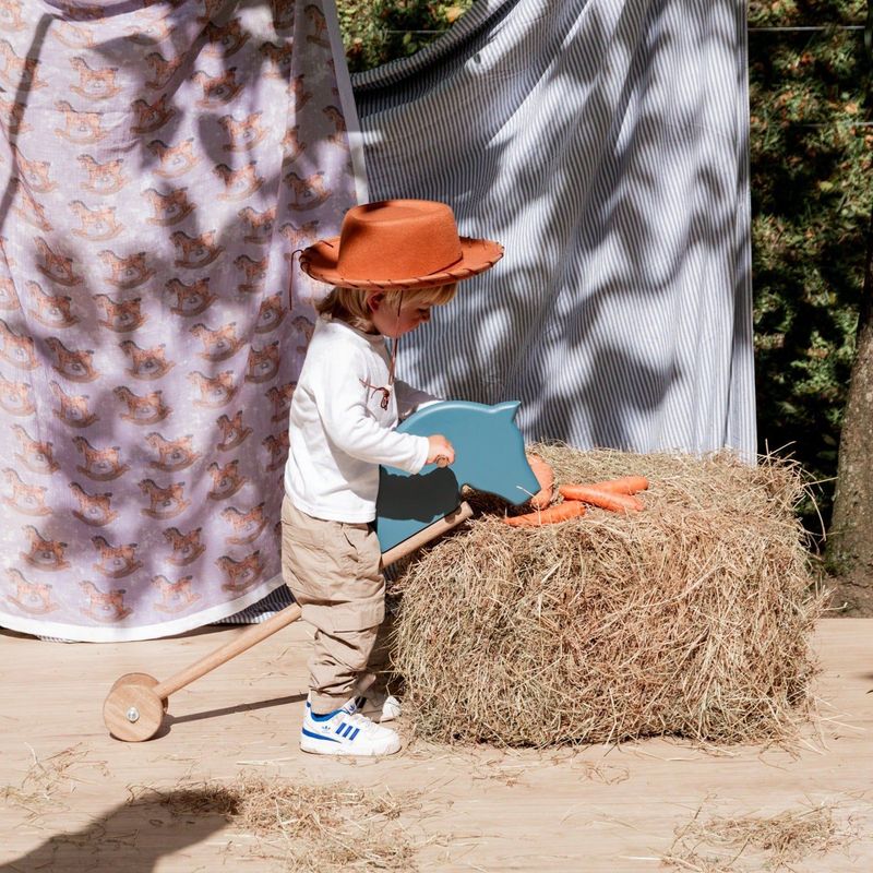 SUPI KIDS FURNITURE - SUPI HORSE  CABALLO PALO COLOR AZUL