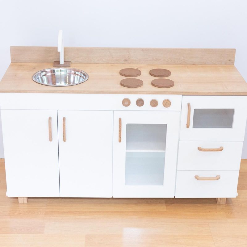 SUPI KIDS FURNITURE - SUPI KITCHEN L  COCINITA GRANDE COLOR BLANCO