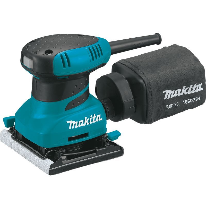 MAKITA - LIJADORA ORBITAL ELECTRICA 200W 14000OPM 4.3/8"X4"