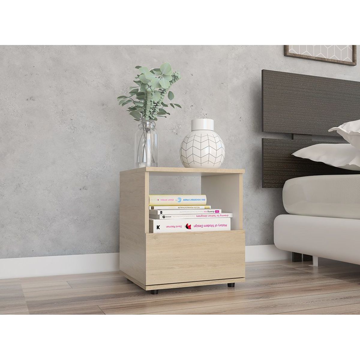 RTA DESIGN - Mesa de noche camel x 1 und rta muebles mrb 3761 - rovere_.