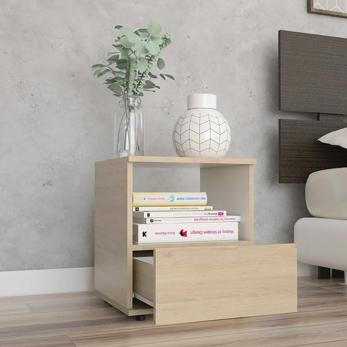 RTA DESIGN - Mesa de noche camel x 1 und rta muebles mrb 3761 - rovere_.