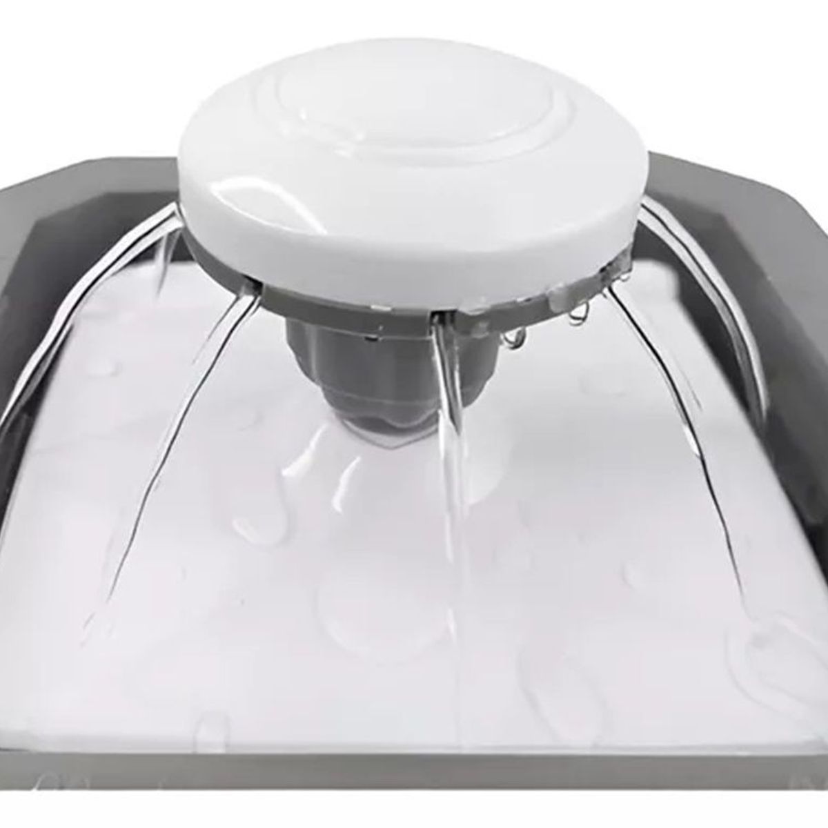 GENERICO - Fuente Agua Automática Mascota Gato 2. 4 L Silenciosa Batería 7cm Alto 19cm Ancho 18. 8cm Largo