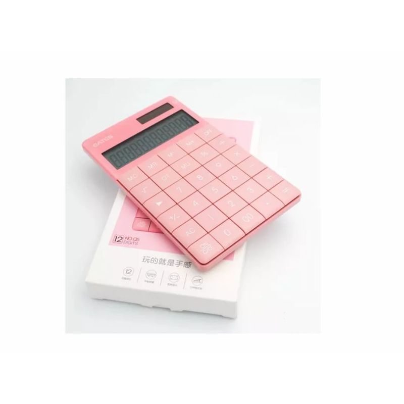 GENERICO - Calculadora 12 Digitos Eates Q5  Rosado