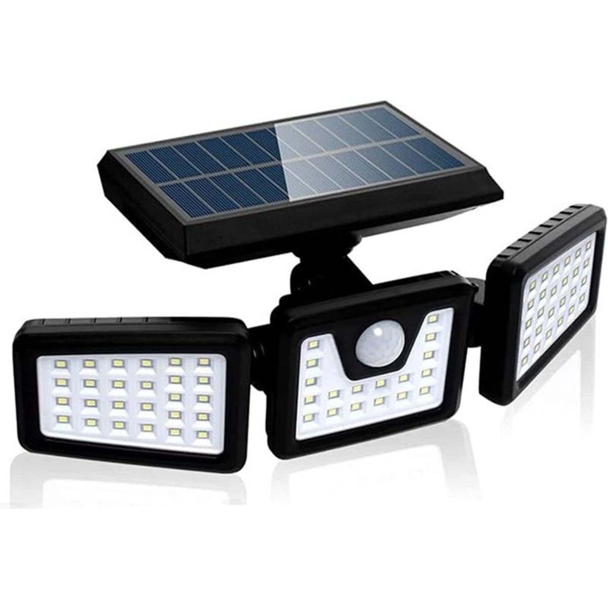 GENERICO - Lampara Solar 3 Modos Led Exterior Con Sensor