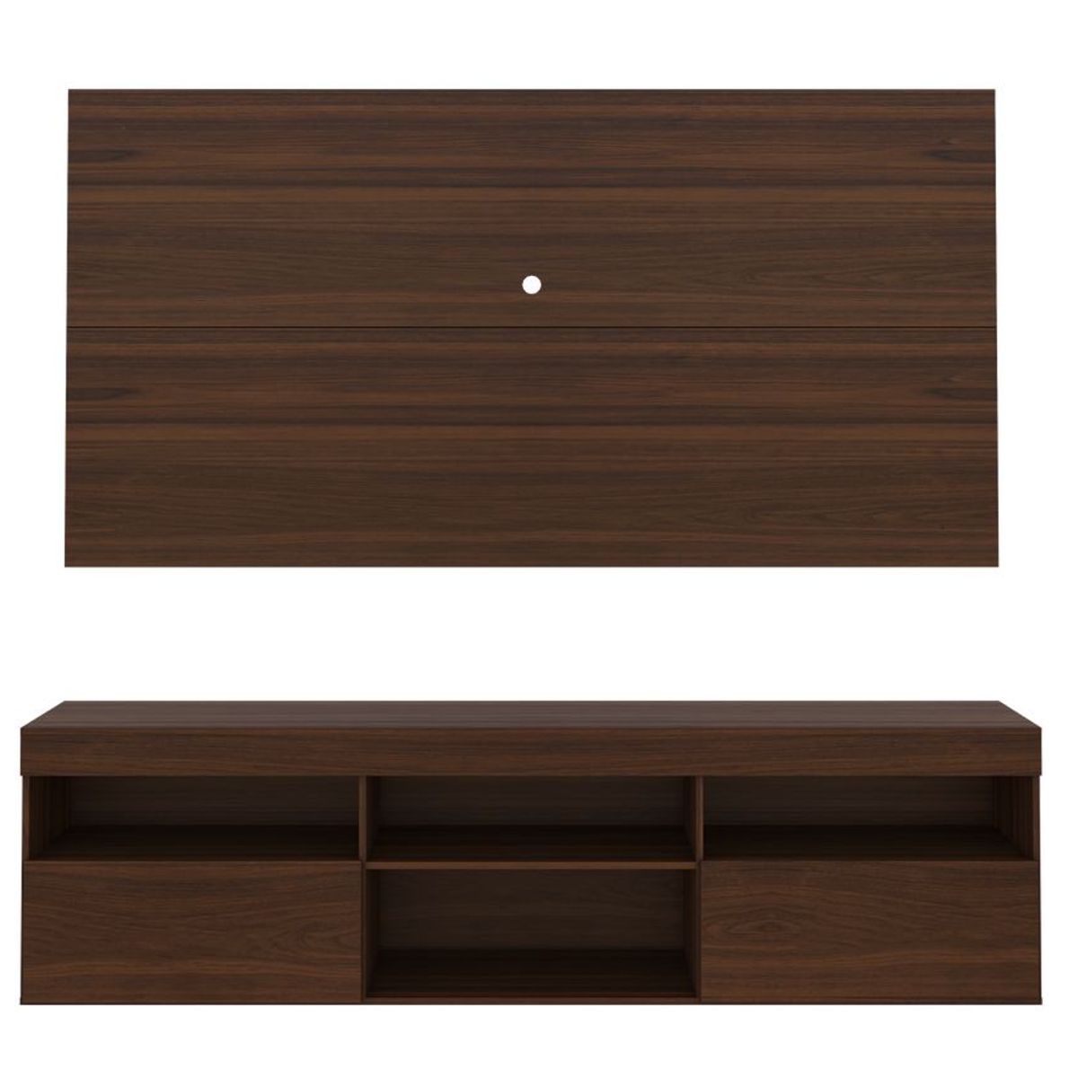 GENERICO - RACK CON PANEL FLORIDA TV 65 PULGADAS MADERA MDP