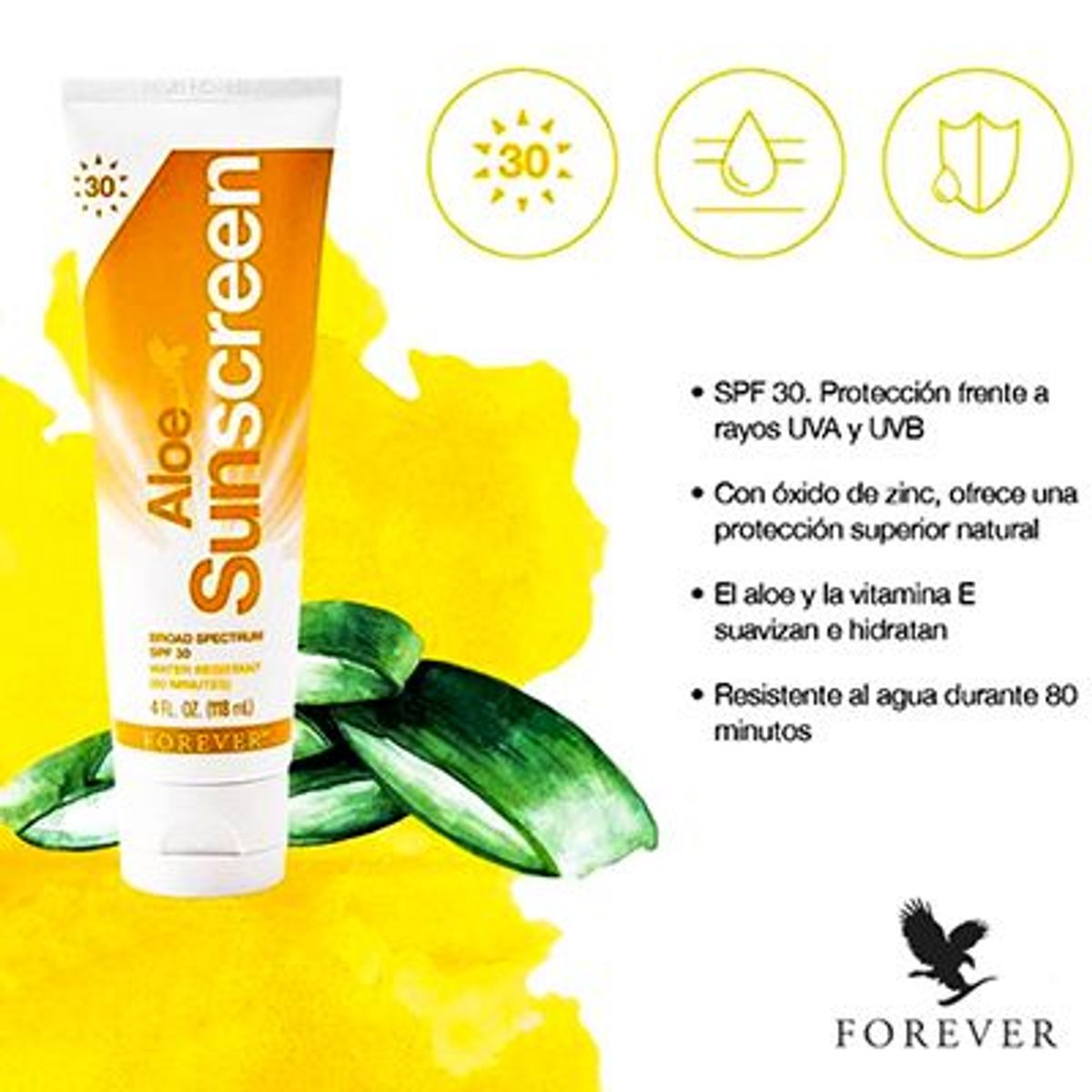 FOREVER - PROTECTOR SOLAR DE ALOE VERA - FOREVER