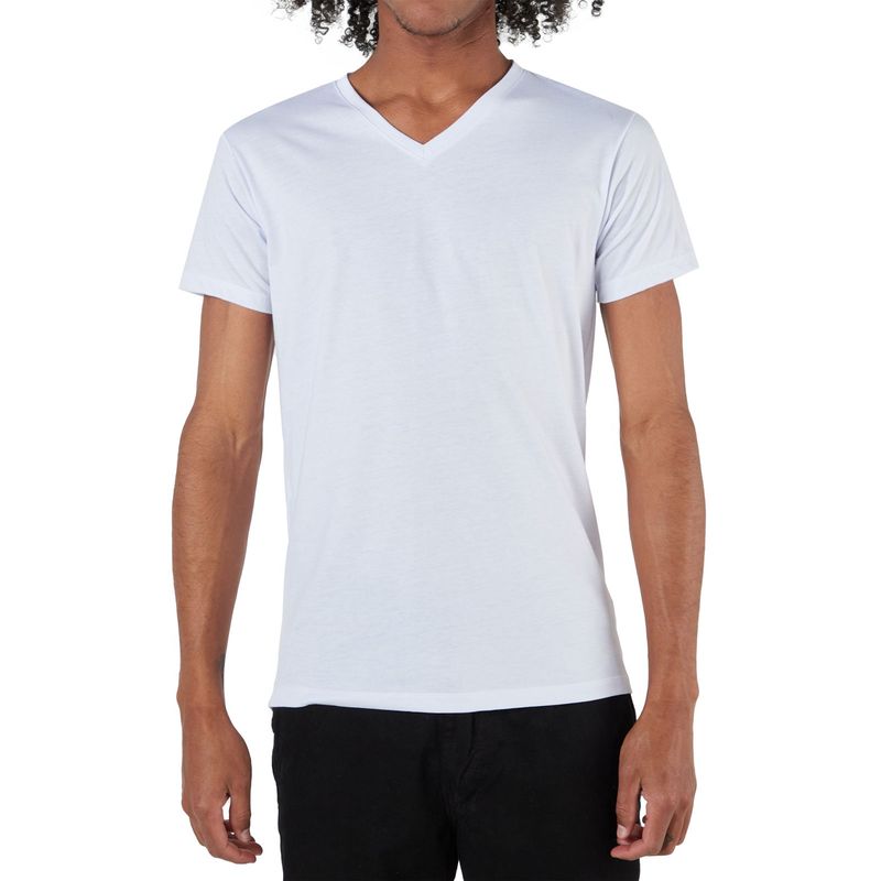 MANPOTSHERD - Camiseta Básica Hombre Blanca Manpotsherd_.