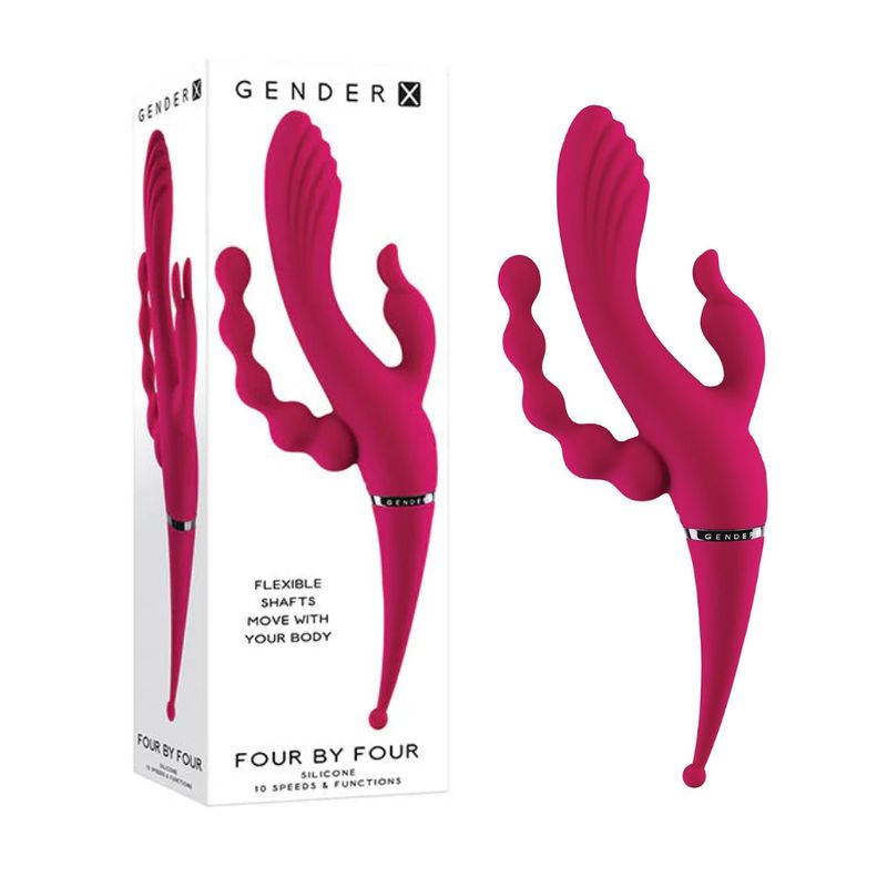 GENERICO - Vibrador Cuatro Estimulaciones Gender X