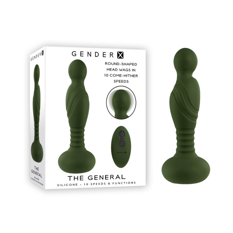GENERICO - Plug Anal Vibrador Estimulador Flexible Gender X