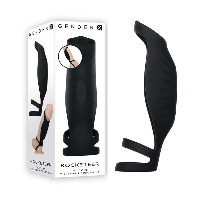 GENERICO - Anillo Vibrador y Estimulador Cohete Gender X