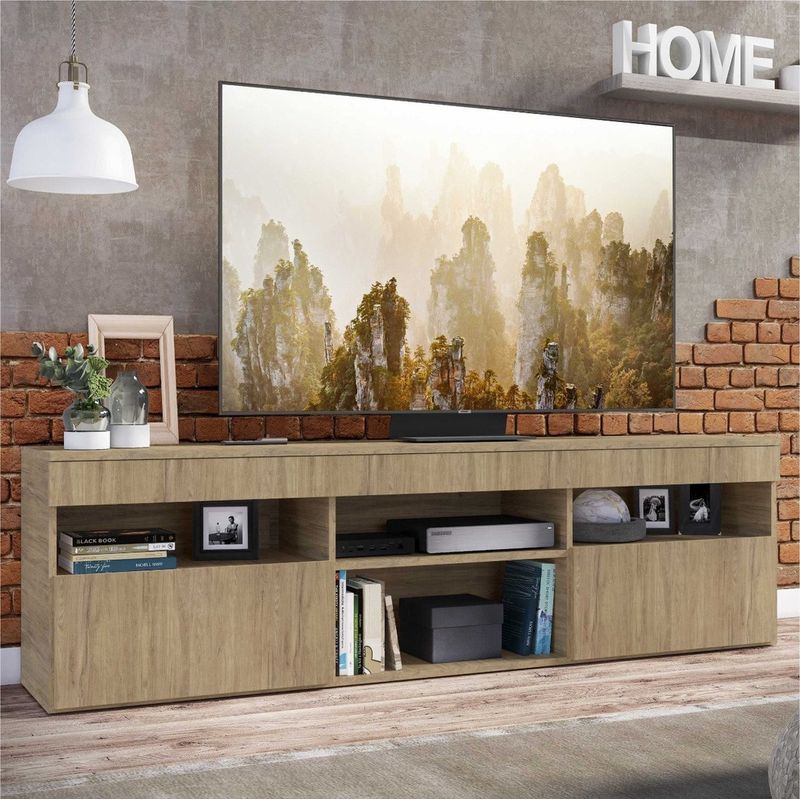 GENERICO - RACK GABINETE PARA TV PARIS DE 65 PULGADAS MARRON