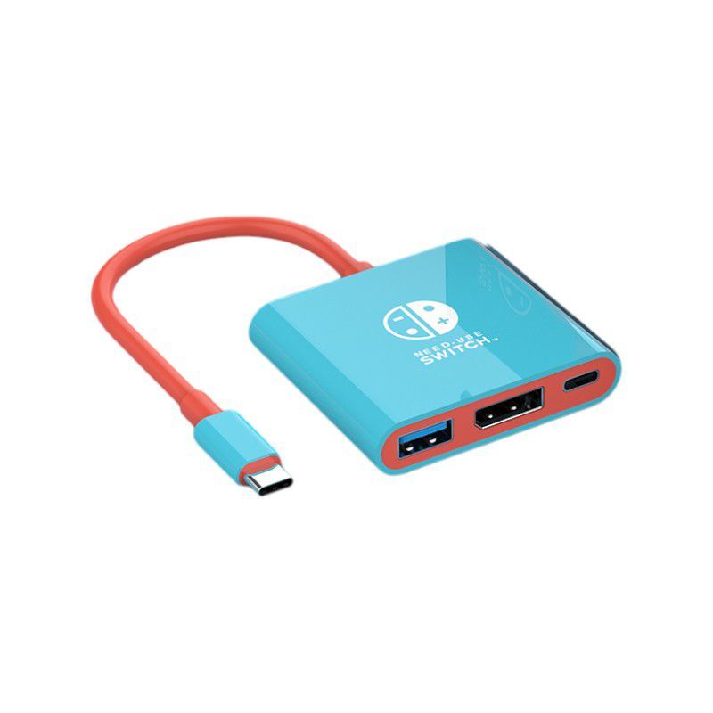 GENERICO - Adaptador Nintendo Switch Tipo-c Hub Con Displaypor Y Usb 2,0