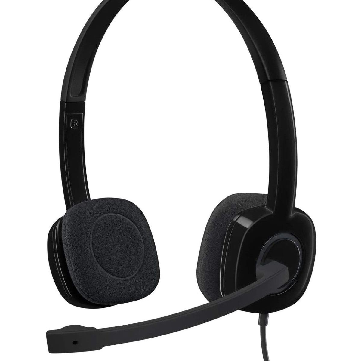 LOGITECH - Audifonos Diadema Logitech H151 3 .5mm Estéreo Micrófono Giratorio