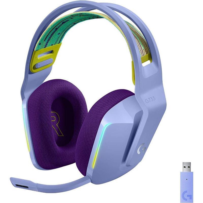 LOGITECH - Audifonos Diadema Logitech G733 Gamer color lila