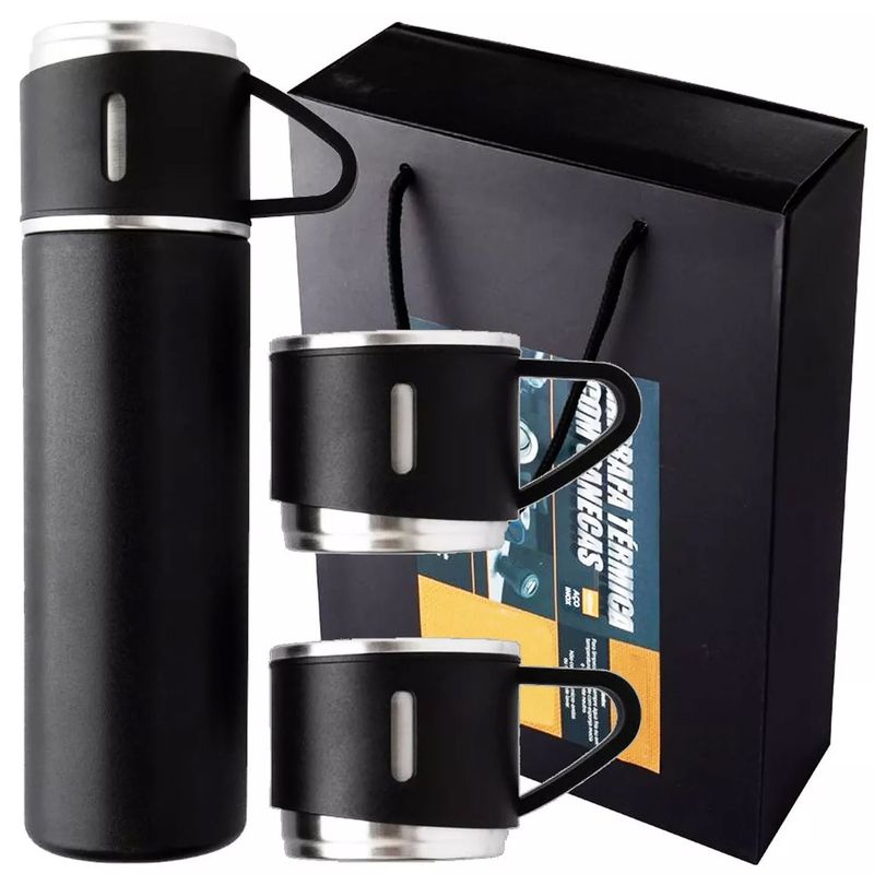ONE PIXEL - Botella Térmica Camping Vacuum 450 ml Taza ONE PIXEL