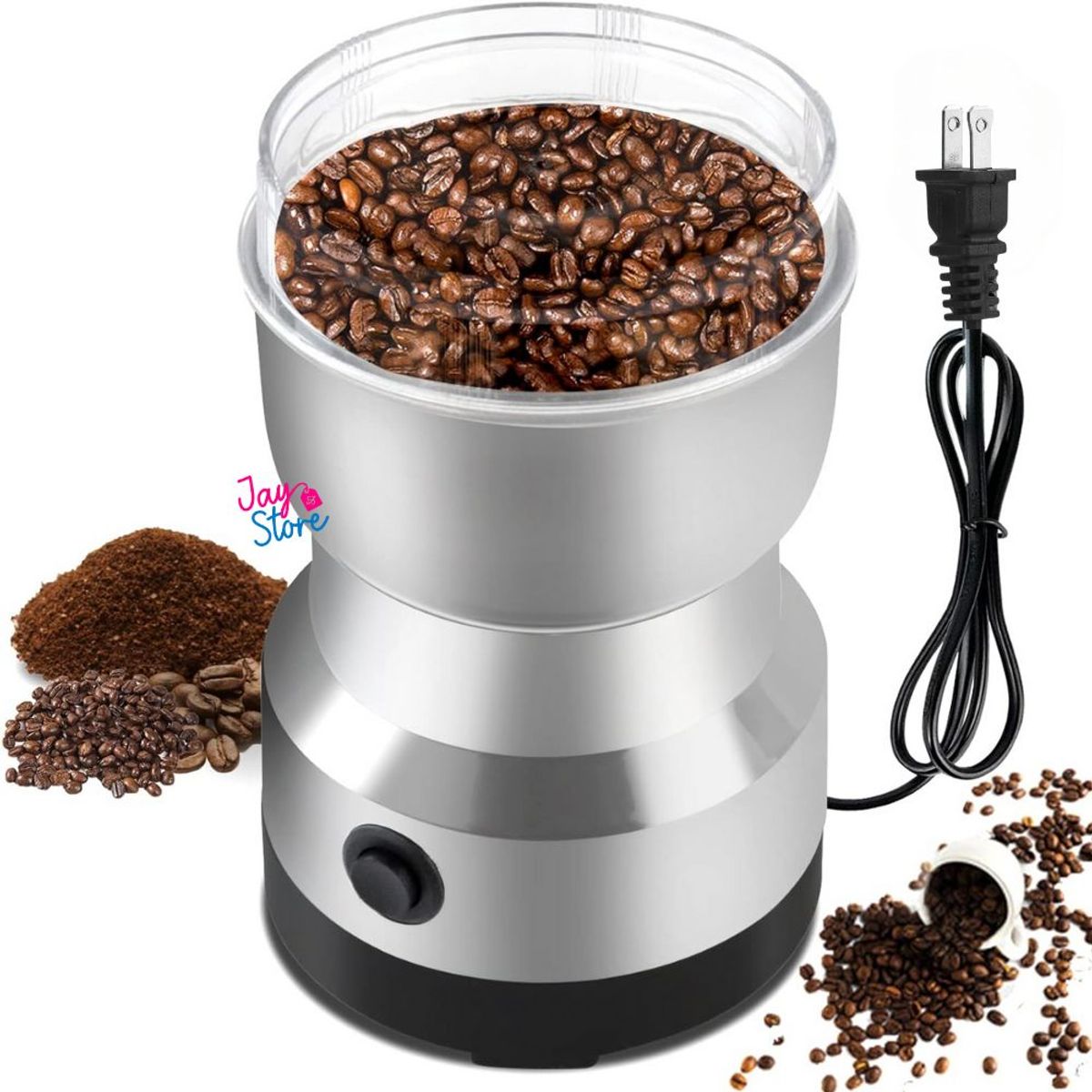 GENERICO - Molino Triturador De Café Eléctrico Semillas Pimienta Granos