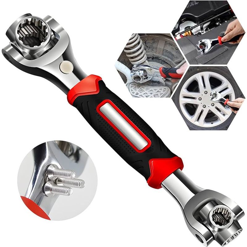 GENERICO - Llave Inglesa Multiusos Wrench 48 En1 Universal Profesional