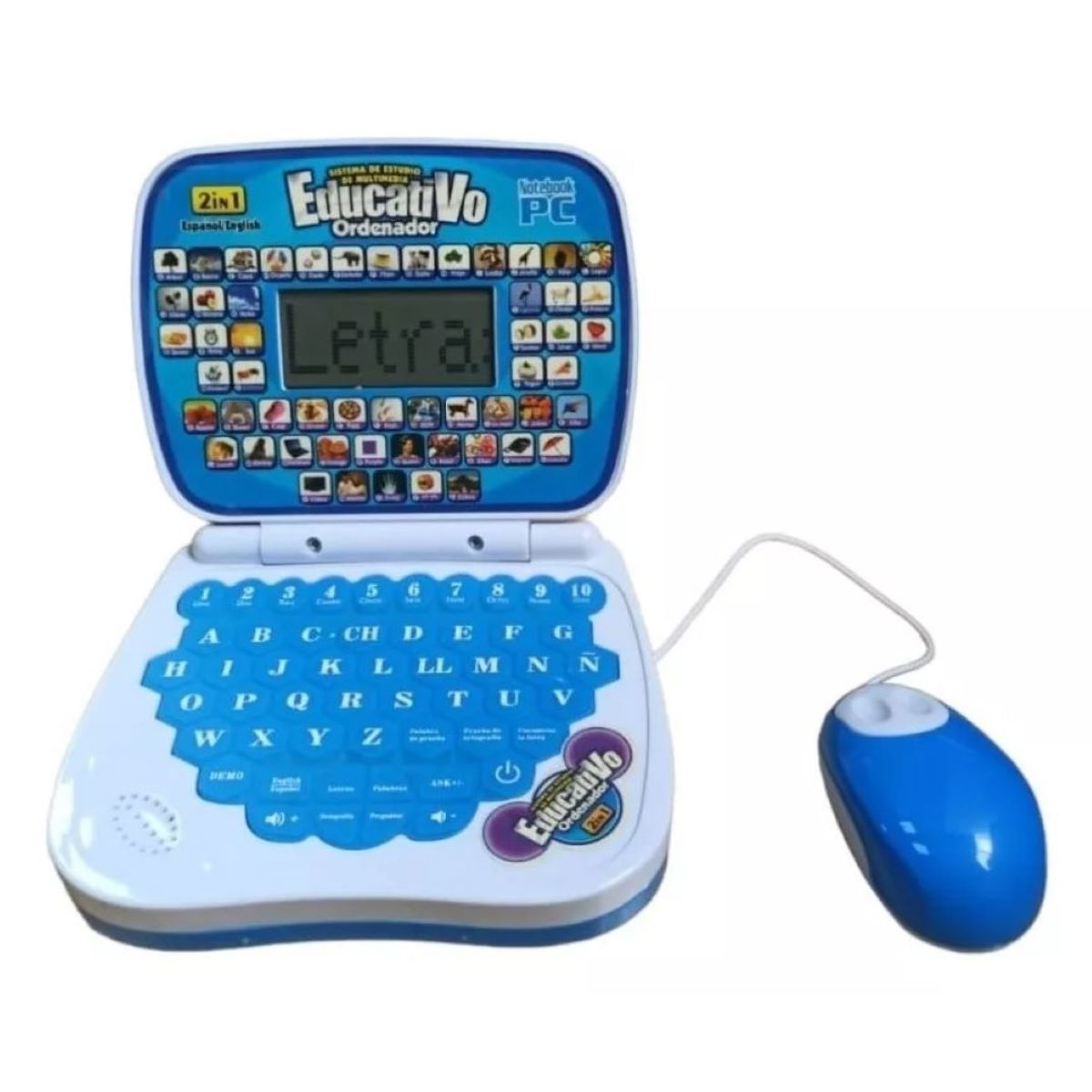 ZHOPI CO - Mini Computador Portatil Mouse Didactico Infantil Educativo