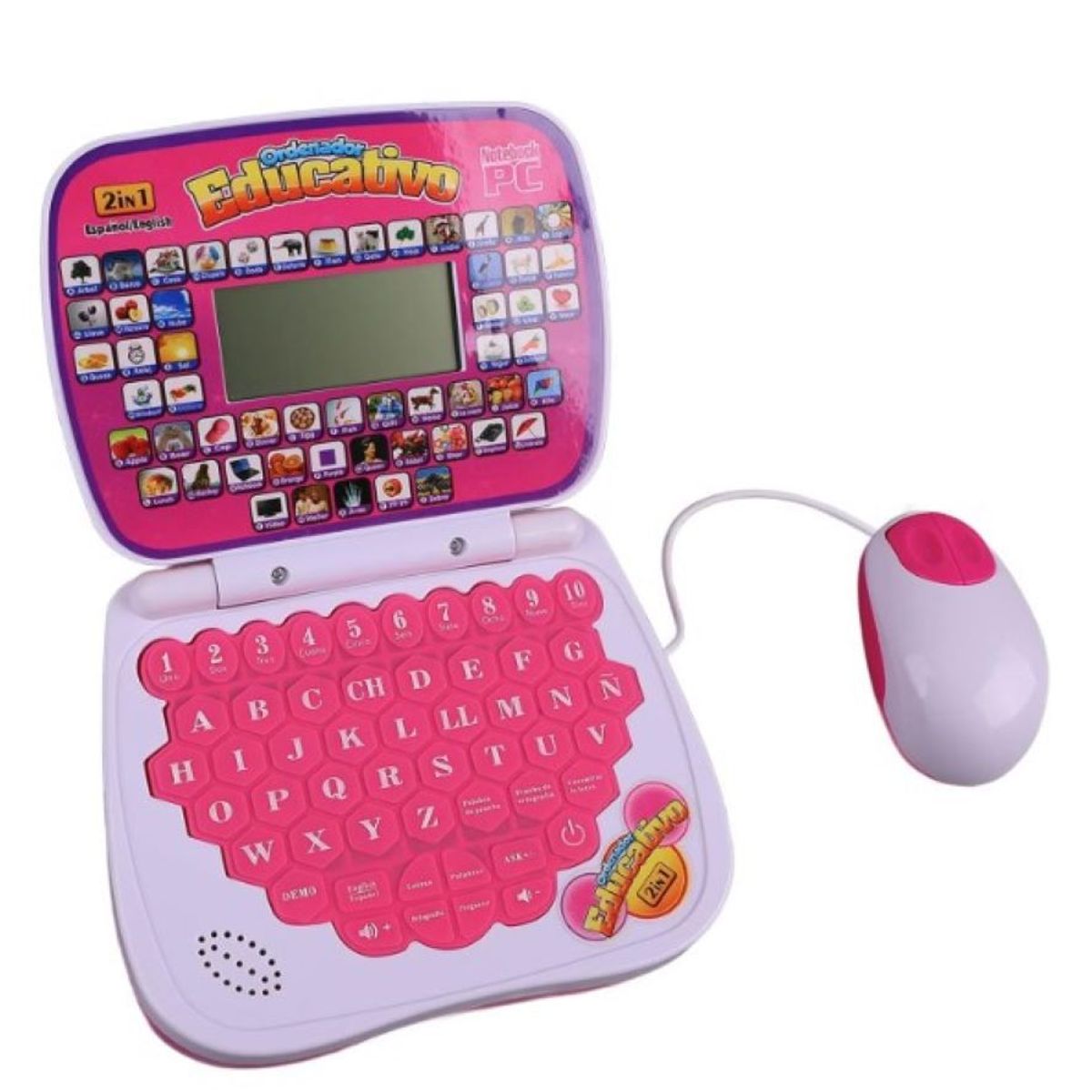 ZHOPI CO - Mini Computador Portatil Mouse Didactico Infantil Educativo