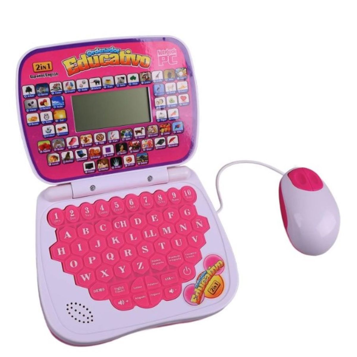 ZHOPI CO - Mini Computador Portatil Mouse Didactico Infantil Educativo