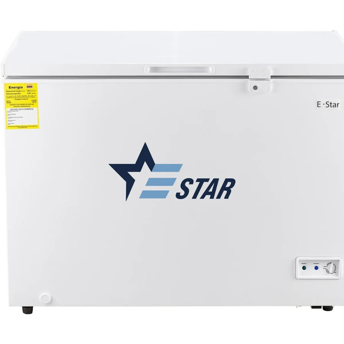 E STAR - Congelador Horizontal 300 Litros Tapa Sólida ESTAR