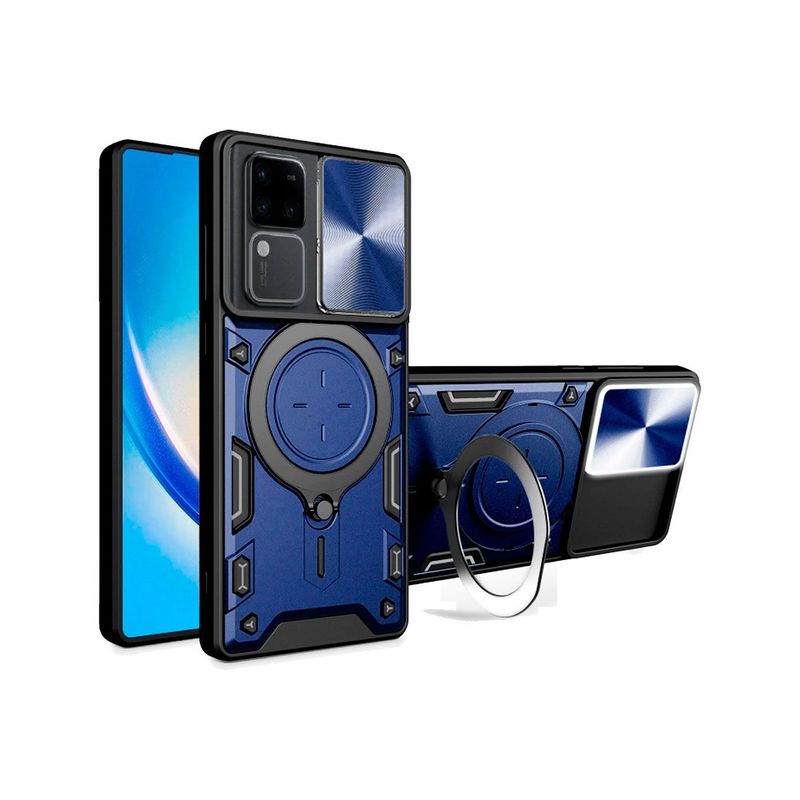 GENERICO - Estuche Proteccion Camara Con Soporte Vivo V30 5G Azul