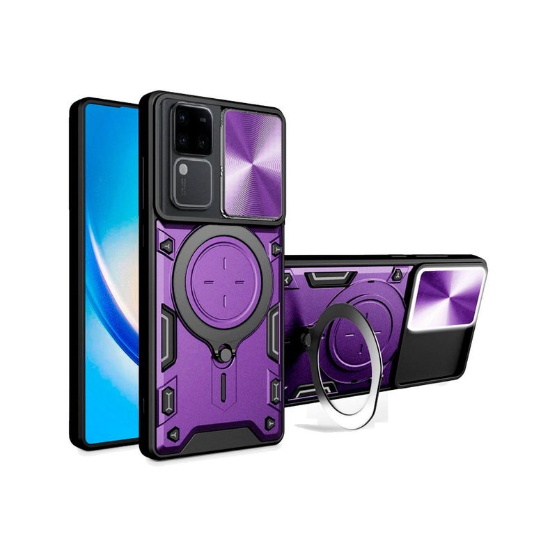 GENERICO - Estuche Proteccion Camara Con Soporte Vivo V30 5G Morado