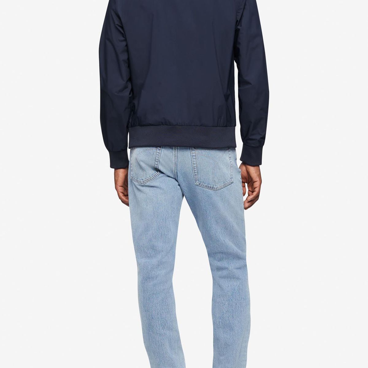 CALVIN KLEIN - Chaqueta Azul Con Cierre Para Hombre Calvin Klein