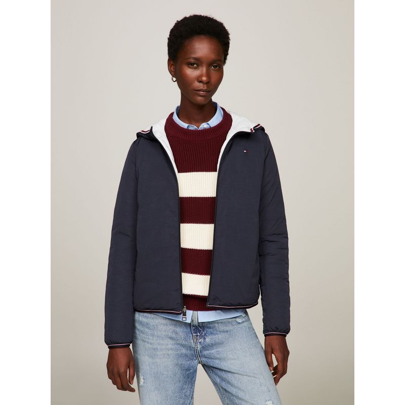 TOMMY HILFIGER - Chaqueta Reversible Y Acolchada Con Gorro Tommy Hilfiger
