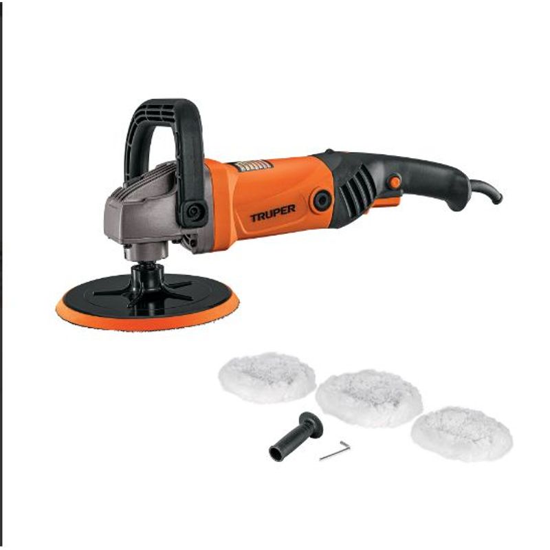 TRUPER - Polichadora 7¨ 1200 w veloc variable, profesional, truper