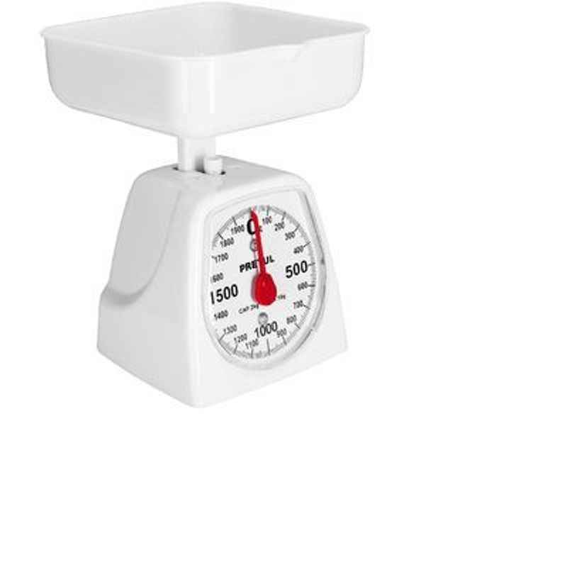 PRETUL - Gramera Báscula Mecanica Recipiente 2kg Pretul