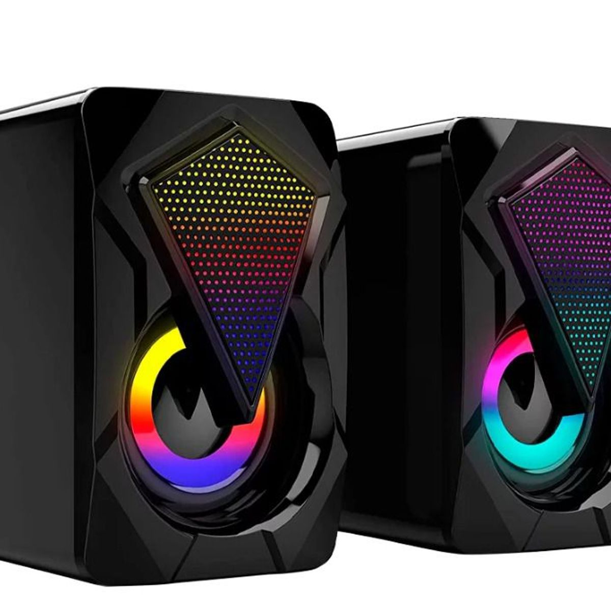 GENERICO - PARLANTE USB RGB PARA PC COMPUTADOR 6W 35MM