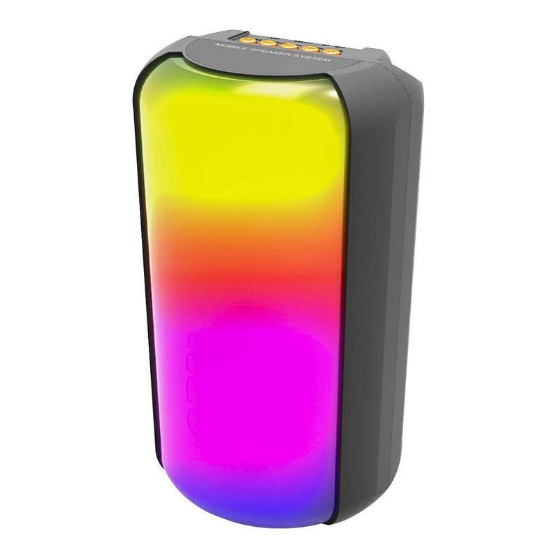 GENERICO - PARLANTE GAMER RGB BLUETOOTH PORTABLE 6W USB MICRO SD