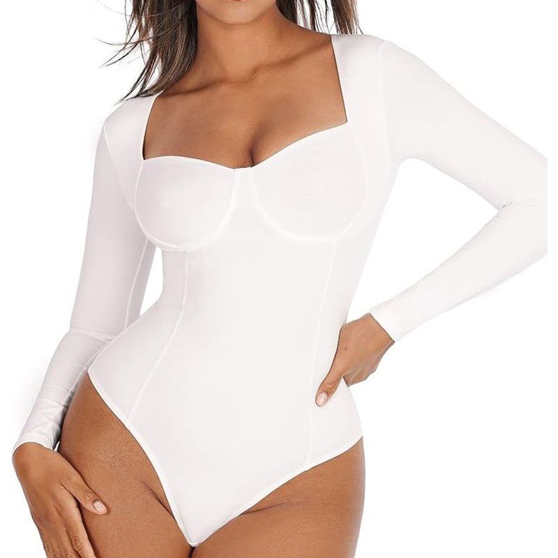BAPU - Body corset con manga larga copa con arco