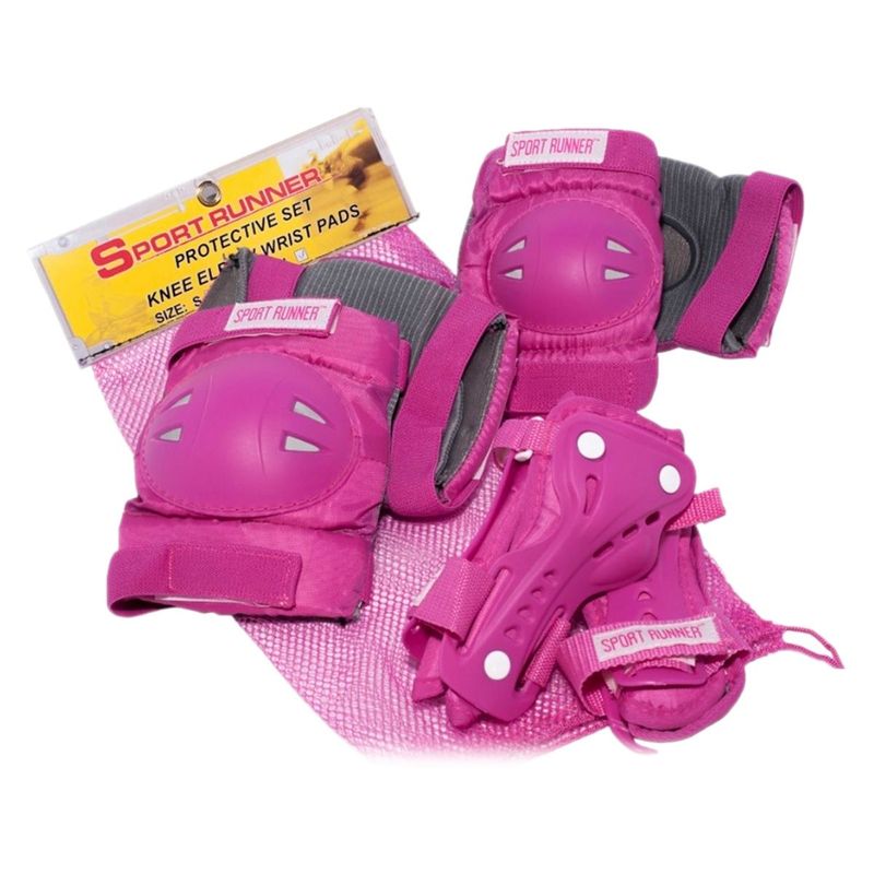SPORT RUNNER - Kit proteccion semipro rodilleras  coderas  manos niños